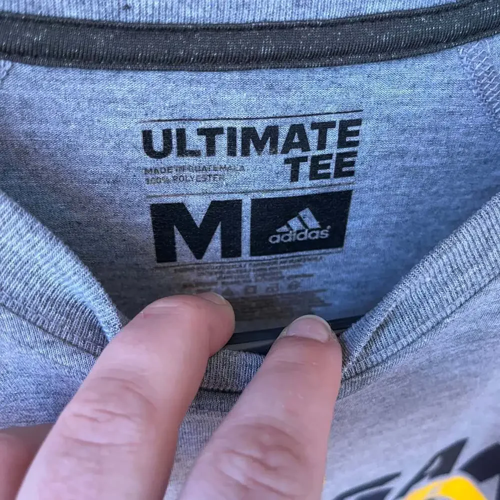 Adidas Michigan Wolverines Long Sleeve T-Shirt Grey